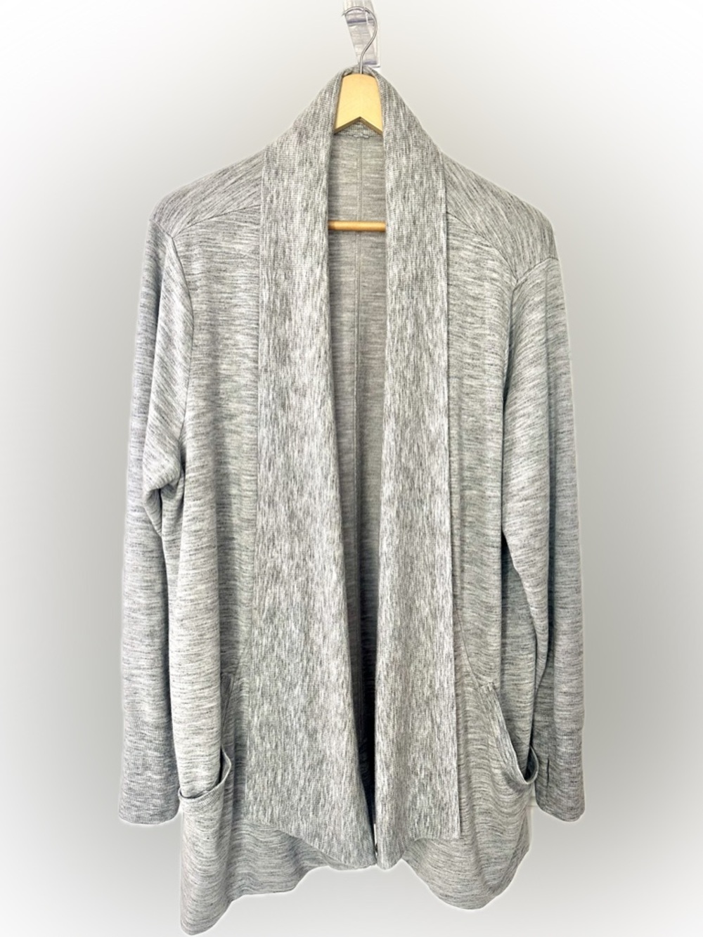 Athleta Pranayama Restore Wrap/Cardigan – Gray Heather – Women’s 3X